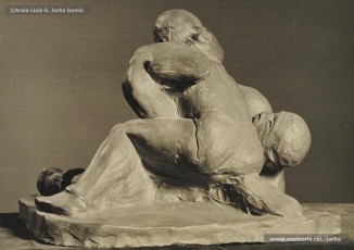 (26/29) 20/2/1969. Vistes de l’exposició de pintures, dibuixos i escultures de Lluís Uró.