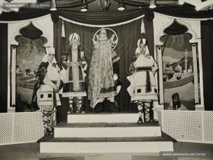 (2/3) 5/1/1963. El rei Gaspar (Francesc Candela), el rei Melcior (Ignasi Closas) i el rei Baltasar (Tomàs Serra).