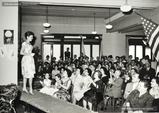 (1/21) 5/6/1960. Desfilada de models amb Miss Cotó i desfilada de models infantils.