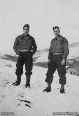 Josep Compte i el també manresà Miquel Pujol a La Molina.