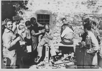 La barberia. Bujaruelo, primavera de 1937.