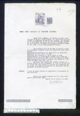 13/2/1952: al cap d’11 anys de la seva expulsió del Magisteri, Justa Freire demana la revisió del seu expedient de depuració i una plaça de mestra. Ja té 55 anys. (Archivo General de la Administración).