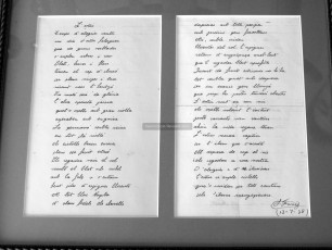 Carta-poema, escrit a les Bordes de Bedet amb data del 13 de juliol del 1938. Salvador Farrés encara no havia «tastat» la guerra i les seves conseqüències.