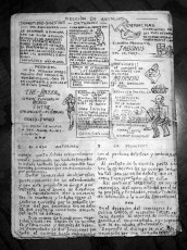 El número 2 de la revista manuscrita «El correo de los bulos», que circulava entre els presoners 