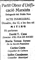 Diari El Pla de Bages, 10/12/1936
