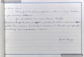 1933: diari de la primera i segona tandes de les colònies escolars fetes a Berga l’estiu de 1933, organitzades per l’Ajuntament de Manresa, on s’expliquen les activitats fetes durant el dia. També s’hi pot veure una selecció de treballs dels alumnes impressos amb la impremta escolar seguint el mètode Freinet. (Arxiu Comarcal del Bages)