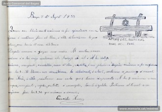1933: diari de la primera i segona tandes de les colònies escolars fetes a Berga l’estiu de 1933, organitzades per l’Ajuntament de Manresa, on s’expliquen les activitats fetes durant el dia. També s’hi pot veure una selecció de treballs dels alumnes impressos amb la impremta escolar seguint el mètode Freinet. (Arxiu Comarcal del Bages)