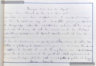 1933: diari de la primera i segona tandes de les colònies escolars fetes a Berga l’estiu de 1933, organitzades per l’Ajuntament de Manresa, on s’expliquen les activitats fetes durant el dia. També s’hi pot veure una selecció de treballs dels alumnes impressos amb la impremta escolar seguint el mètode Freinet. (Arxiu Comarcal del Bages)