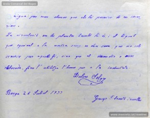 1933: diari de la primera i segona tandes de les colònies escolars fetes a Berga l’estiu de 1933, organitzades per l’Ajuntament de Manresa, on s’expliquen les activitats fetes durant el dia. També s’hi pot veure una selecció de treballs dels alumnes impressos amb la impremta escolar seguint el mètode Freinet. (Arxiu Comarcal del Bages)