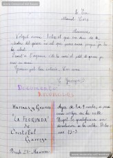 Mostres de tipus textuals. Resulta molt interessant, per la seva modernitat, destacar la gran diversitat de tipus de text que feia treballar Josep Albagés als seus alumnes per donar-los un domini dels diferents registres de llenguatge. S’hi poden llegir cartes, actes, esqueles, felicitacions, factures, oficis, comandes, certificats, anuncis, etc. (Arxiu Comarcal del Bages)