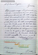 Mostres de tipus textuals. Resulta molt interessant, per la seva modernitat, destacar la gran diversitat de tipus de text que feia treballar Josep Albagés als seus alumnes per donar-los un domini dels diferents registres de llenguatge. S’hi poden llegir cartes, actes, esqueles, felicitacions, factures, oficis, comandes, certificats, anuncis, etc. (Arxiu Comarcal del Bages)