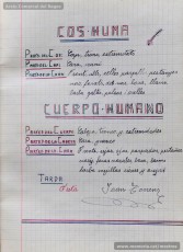 Mostres de tipus textuals. Resulta molt interessant, per la seva modernitat, destacar la gran diversitat de tipus de text que feia treballar Josep Albagés als seus alumnes per donar-los un domini dels diferents registres de llenguatge. S’hi poden llegir cartes, actes, esqueles, felicitacions, factures, oficis, comandes, certificats, anuncis, etc. (Arxiu Comarcal del Bages)