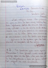 Mostres de tipus textuals. Resulta molt interessant, per la seva modernitat, destacar la gran diversitat de tipus de text que feia treballar Josep Albagés als seus alumnes per donar-los un domini dels diferents registres de llenguatge. S’hi poden llegir cartes, actes, esqueles, felicitacions, factures, oficis, comandes, certificats, anuncis, etc. (Arxiu Comarcal del Bages)