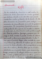 Mostres de tipus textuals. Resulta molt interessant, per la seva modernitat, destacar la gran diversitat de tipus de text que feia treballar Josep Albagés als seus alumnes per donar-los un domini dels diferents registres de llenguatge. S’hi poden llegir cartes, actes, esqueles, felicitacions, factures, oficis, comandes, certificats, anuncis, etc. (Arxiu Comarcal del Bages)