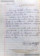 Mostres de tipus textuals. Resulta molt interessant, per la seva modernitat, destacar la gran diversitat de tipus de text que feia treballar Josep Albagés als seus alumnes per donar-los un domini dels diferents registres de llenguatge. S’hi poden llegir cartes, actes, esqueles, felicitacions, factures, oficis, comandes, certificats, anuncis, etc. (Arxiu Comarcal del Bages)