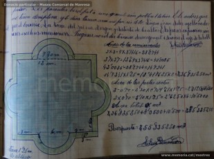 Agost de 1938: quadern escolar en el qual s’observa el treball escolar diari, centrat tant en la resolució de problemes matemàtics, com en el coneixement de les llengües catalana i castellana, així com en la geografia i la història. (Donació particular – Museu Comarcal de Manresa)