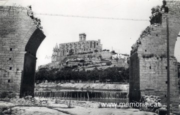 El Pont Vell, destruït. (Archivo General de la Administración).