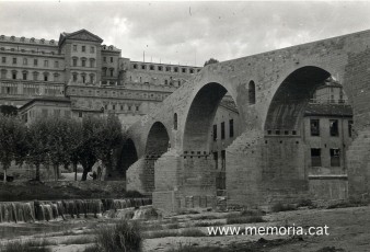 El Pont Vell, un cop acabada la restauració. (Archivo General de la Administración).