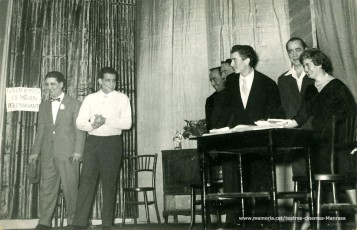 Sainet, per un  acte de la Joventut Carlista, amb la Paquita Blanch (1953)