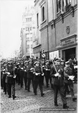 Desfilada de la Guardia Civil el dia de la patrona (12-octubre-1965)