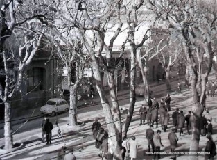 Kursaal amb la fàbrica de galetes La Polar a l'esquerra (1960)