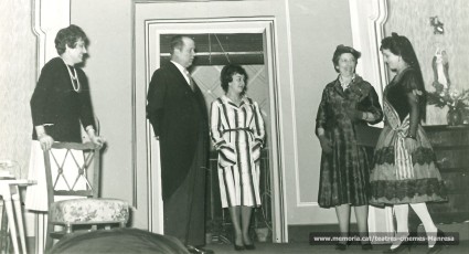 "La princesa de Barcelona"  amb (?), Martí Camprubí, Rosa Vila, Lola Ciuró i Dolors Camprubí.(1961)