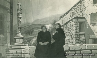 "De teixidor a Sant" amb Joan Torrens i  Àngel Tulleuda. (1958)