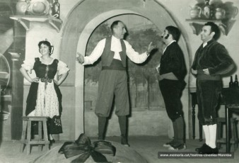 "La filla del Carmesí" amb Rosa Vila, Joan Padró, Salvador Soler i Joan Trench. (1960)