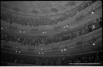 Vista dels pisos en el concert en motiu de les Noces d'Or de l'Orfeó. (1951)