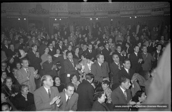 Vista de la platea en el concert en motiu de les Noces d'Or de l'Orfeó. (1951)