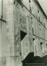 Promoció a la façana de la pel.lícula "El burlador de Castilla". (1950)