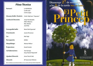 programa de "El petit princep" (2009)