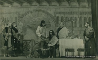 Domenec Ferrer en el paper de Jesús a "La passió i mort de nostre Senyor Jesucrist".  (1943)
