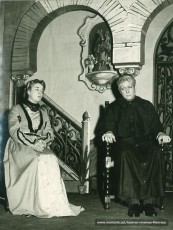 Rosa Vila i Joan Torrens a "Cancela". (1960)