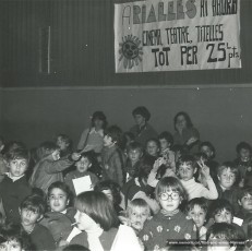 La setmana de les escoles per promocinar la programació de Rialles, abans de començar la temporada. (1979)
