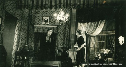 "El Cardenal" amb Joan Llort i Mª Matilde Almendros. (1942)