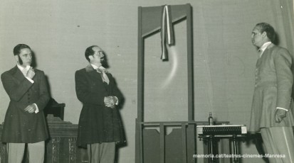 "La Oración de Bernadette" amb Enric Tatjé, Martí Camprubí i(?). (1958)