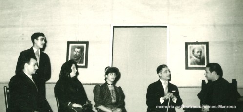 " El místic" amb Joan Trench, Rosend Mata, Lola Ciuró, (?)  Enric Tatjé,  i Àngel Tulleuda. (1961).