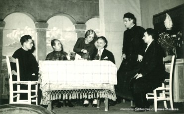 " El místic" amb Josep Orive, Martí Camprubí, Rosa Golet, Enric Tatjé, Joan Torrens i Joan Trench. (1961).