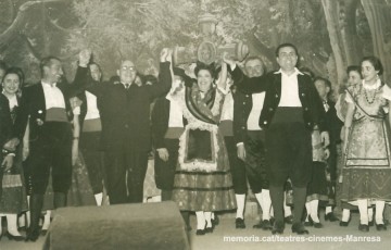 "La del Soto del Parral" amb Marcos Redondo, Sr Miralles i Motserrat Garriga.