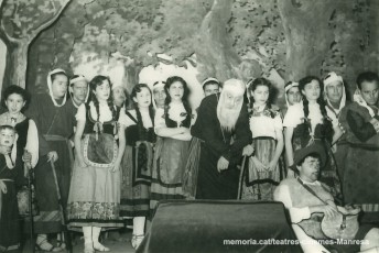 "Los Pastorcillos en Belén" amb Mª Jesús Orriols, Angel Tulleuda, Joan Masacts i Martí Camprubi (de Lluquet)