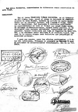Testimonis de firmes comercials que signen a favor de Viñals. 11 de novembre de 1939. (Tribunal Militar Territorial Tercer)