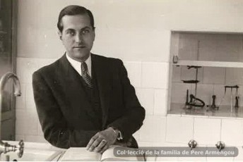 Pere Armengou, en una foto del període de la República. (Col·lecció de la família de Pere Armengou)