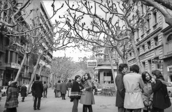 Passeig de Manresa. Any 1971. Fotografia d’Antoni Quintana Torres.
