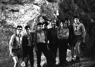 1967 Sortida de Truc al refugi Vicenç Barber i Foradada de Montserrat.