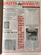 El reportatge de “Gazeta de Manresa” dedicat a la Diada de l’any 1977. Impulsat i coordinat per Josep Maria Bertran Teixidor va ser manipulat per la direcció del diari vetant un article de Xavier Sitjes, retocant el d’ERC i incloent-hi un article de la feixista Fuerza Nueva en un lloc central.