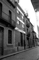 Foto de 1969 del passatge Ribera, quan el carrer ja havia estat urbanitzat.