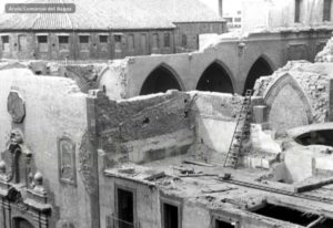 Imatges dels enderrocs de les esglésies, l’any 1936