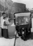En Plàssidu i el motocarro. Benedicció de St. Cristòfol, a Sant Fruitós de Bages